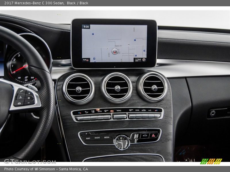 Black / Black 2017 Mercedes-Benz C 300 Sedan
