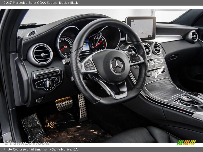 Black / Black 2017 Mercedes-Benz C 300 Sedan
