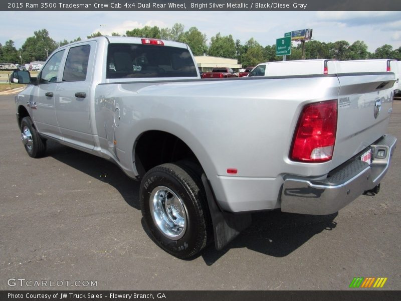 Bright Silver Metallic / Black/Diesel Gray 2015 Ram 3500 Tradesman Crew Cab 4x4 Dual Rear Wheel