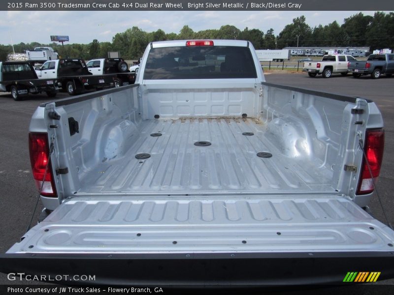 Bright Silver Metallic / Black/Diesel Gray 2015 Ram 3500 Tradesman Crew Cab 4x4 Dual Rear Wheel