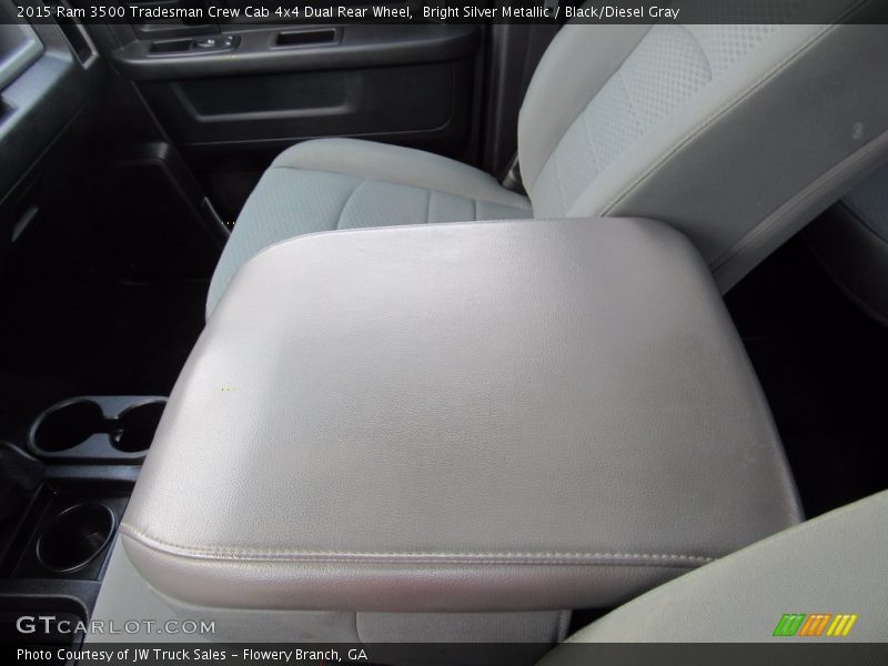 Bright Silver Metallic / Black/Diesel Gray 2015 Ram 3500 Tradesman Crew Cab 4x4 Dual Rear Wheel
