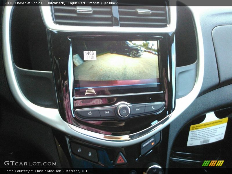 Cajun Red Tintcoat / Jet Black 2018 Chevrolet Sonic LT Hatchback