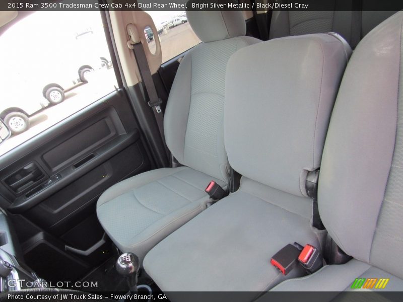 Bright Silver Metallic / Black/Diesel Gray 2015 Ram 3500 Tradesman Crew Cab 4x4 Dual Rear Wheel