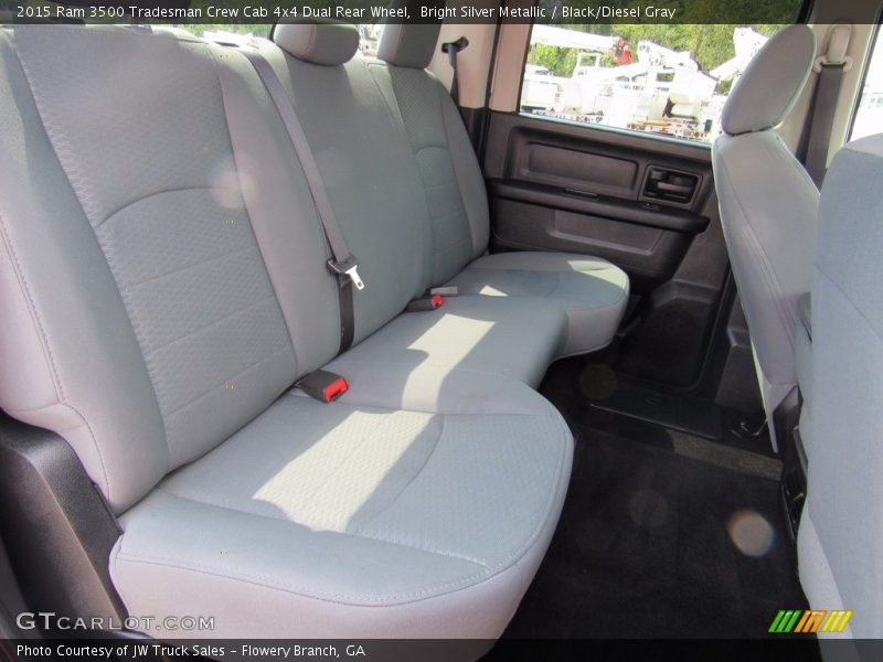 Bright Silver Metallic / Black/Diesel Gray 2015 Ram 3500 Tradesman Crew Cab 4x4 Dual Rear Wheel