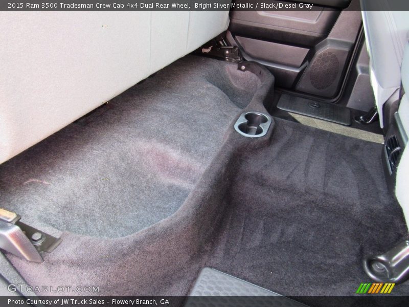Bright Silver Metallic / Black/Diesel Gray 2015 Ram 3500 Tradesman Crew Cab 4x4 Dual Rear Wheel