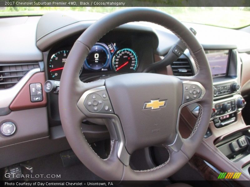 Black / Cocoa/Mahogany 2017 Chevrolet Suburban Premier 4WD