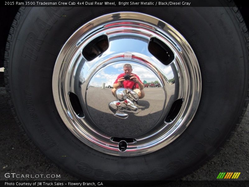 Bright Silver Metallic / Black/Diesel Gray 2015 Ram 3500 Tradesman Crew Cab 4x4 Dual Rear Wheel