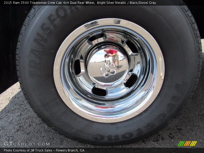 Bright Silver Metallic / Black/Diesel Gray 2015 Ram 3500 Tradesman Crew Cab 4x4 Dual Rear Wheel