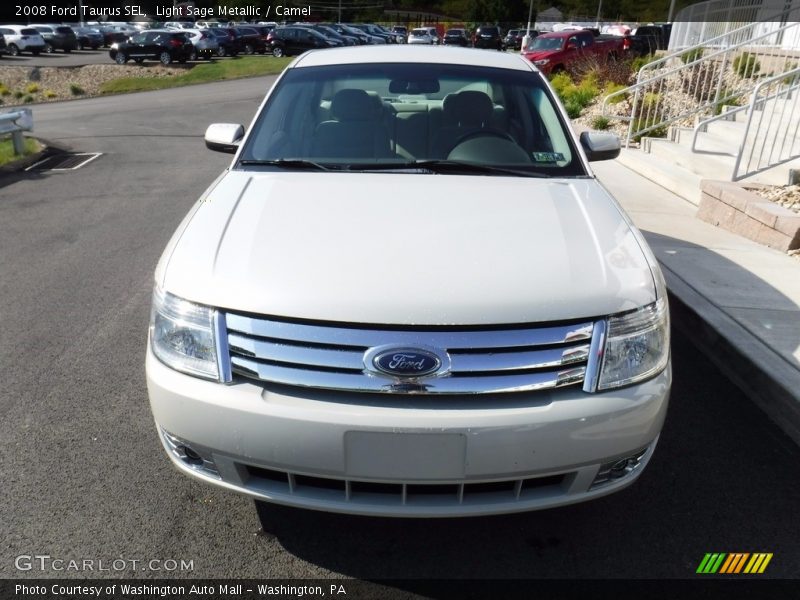 Light Sage Metallic / Camel 2008 Ford Taurus SEL