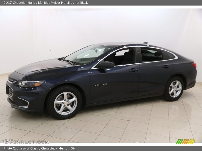 Blue Velvet Metallic / Jet Black 2017 Chevrolet Malibu LS