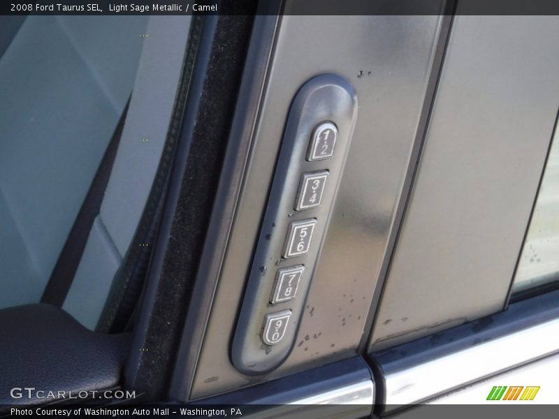 Light Sage Metallic / Camel 2008 Ford Taurus SEL