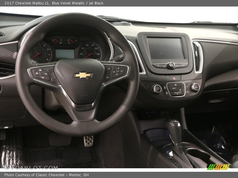 Blue Velvet Metallic / Jet Black 2017 Chevrolet Malibu LS