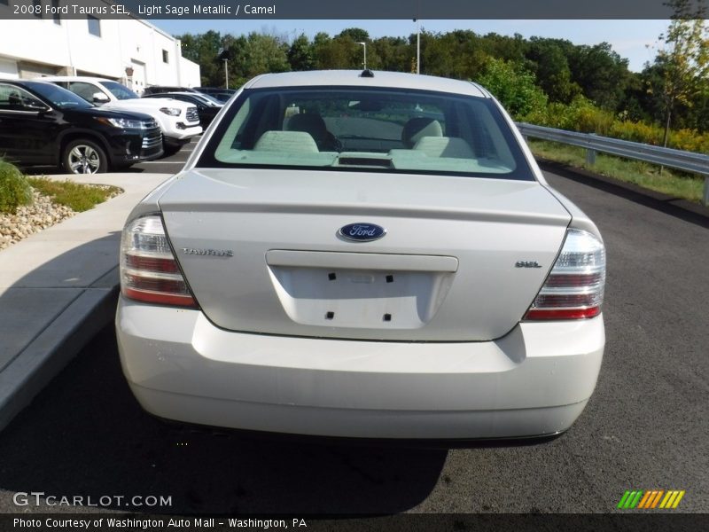 Light Sage Metallic / Camel 2008 Ford Taurus SEL