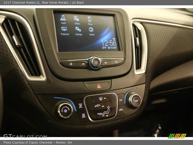 Blue Velvet Metallic / Jet Black 2017 Chevrolet Malibu LS
