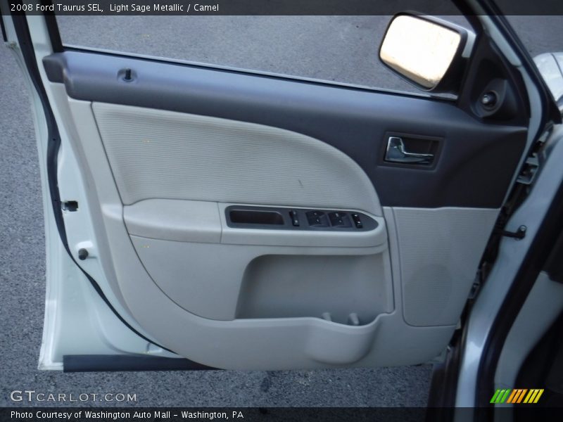 Light Sage Metallic / Camel 2008 Ford Taurus SEL
