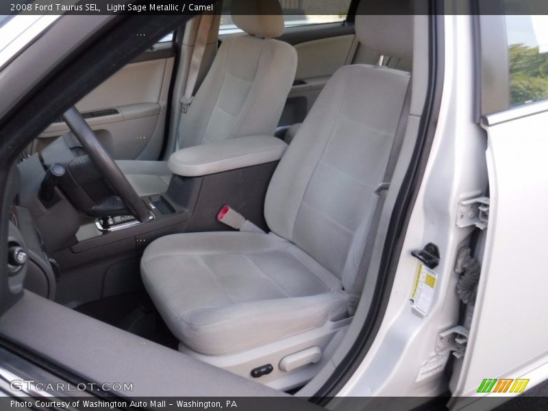 Light Sage Metallic / Camel 2008 Ford Taurus SEL