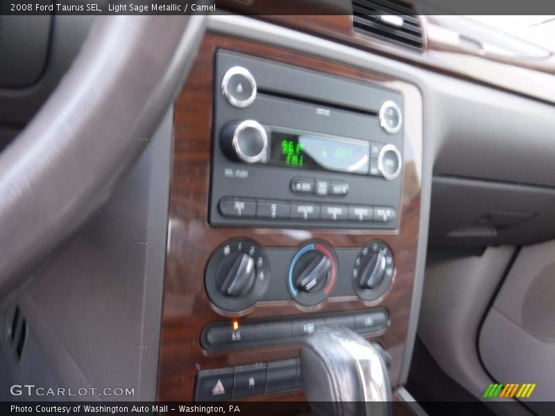 Light Sage Metallic / Camel 2008 Ford Taurus SEL