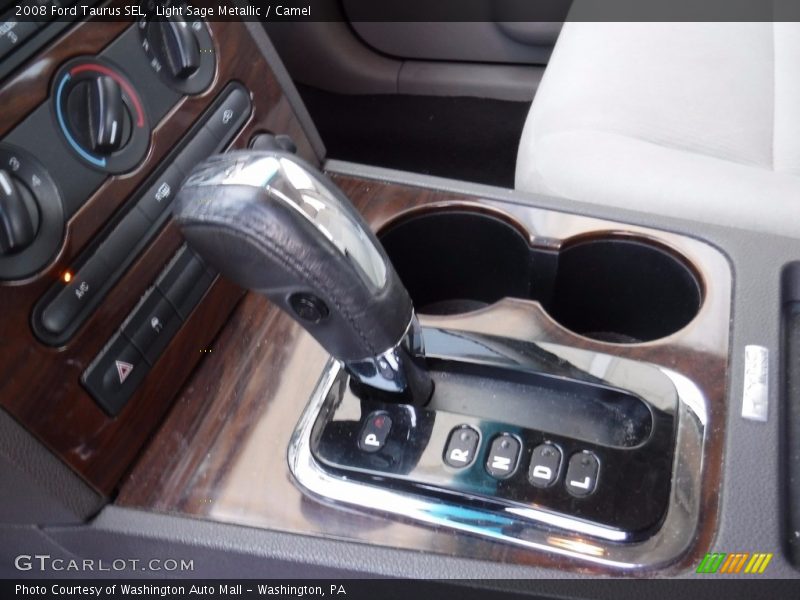 Light Sage Metallic / Camel 2008 Ford Taurus SEL