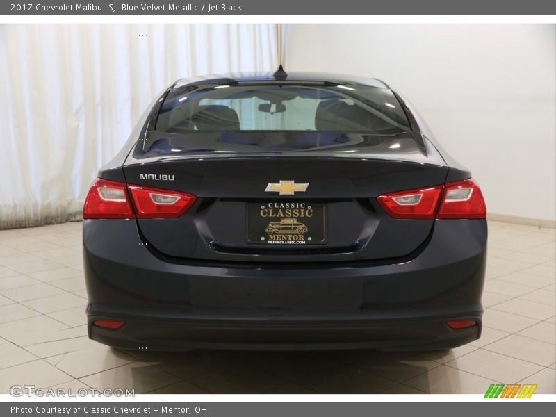 Blue Velvet Metallic / Jet Black 2017 Chevrolet Malibu LS