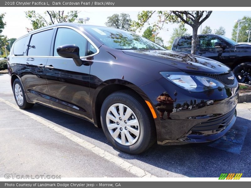 Dark Cordovan Pearl / Black/Alloy 2018 Chrysler Pacifica L