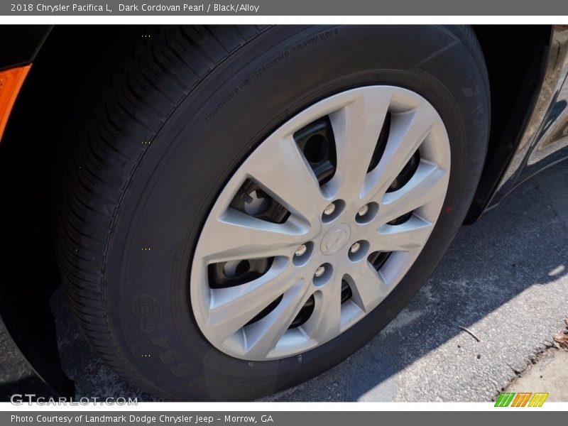 Dark Cordovan Pearl / Black/Alloy 2018 Chrysler Pacifica L
