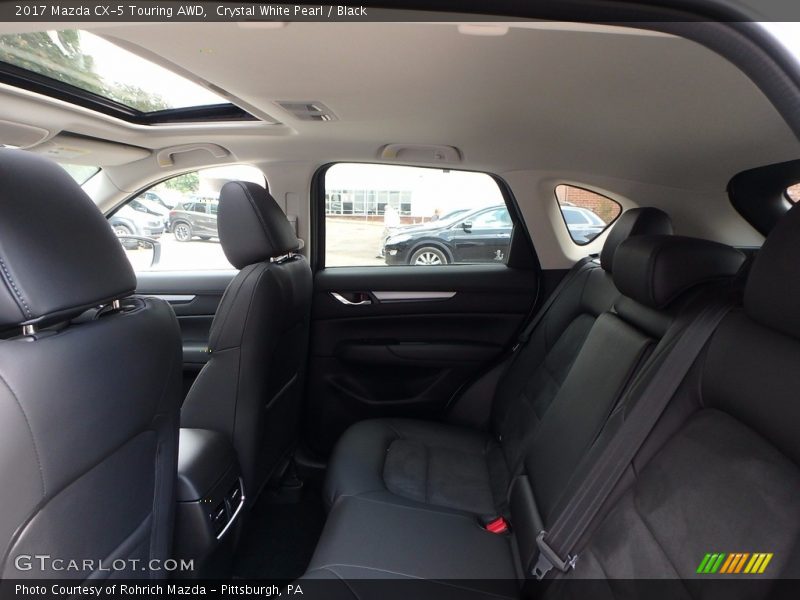 Crystal White Pearl / Black 2017 Mazda CX-5 Touring AWD