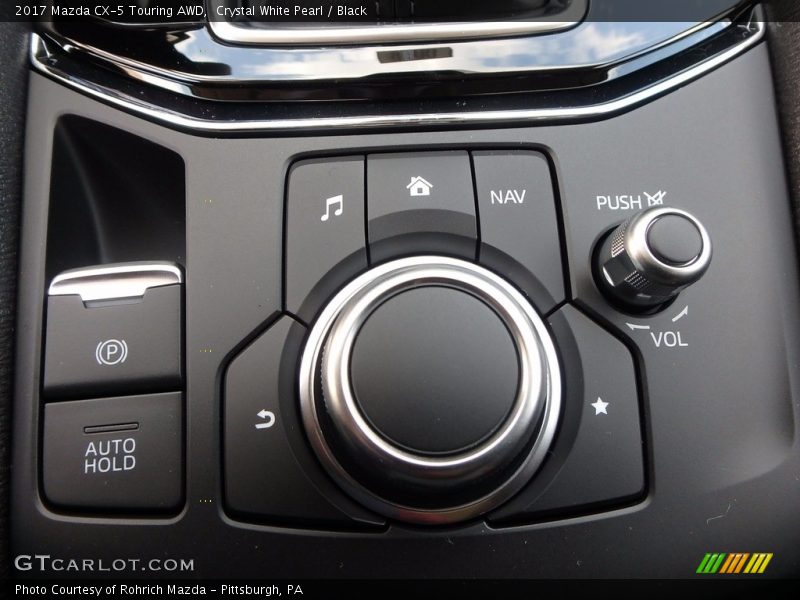 Crystal White Pearl / Black 2017 Mazda CX-5 Touring AWD
