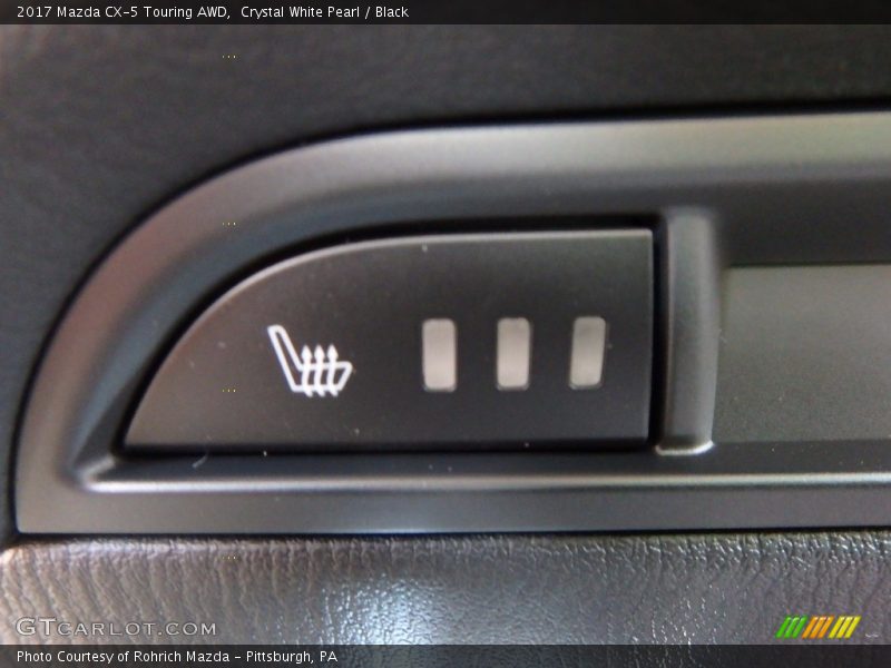 Crystal White Pearl / Black 2017 Mazda CX-5 Touring AWD