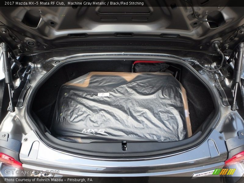 Machine Gray Metallic / Black/Red Stitching 2017 Mazda MX-5 Miata RF Club