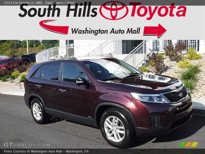 Dark Cherry / Black 2014 Kia Sorento LX AWD