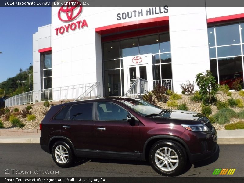 Dark Cherry / Black 2014 Kia Sorento LX AWD