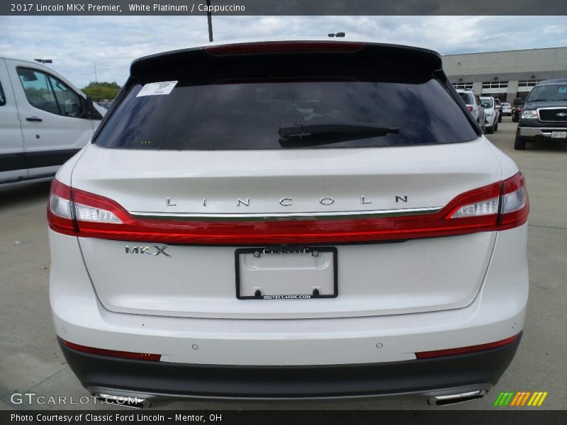 White Platinum / Cappuccino 2017 Lincoln MKX Premier