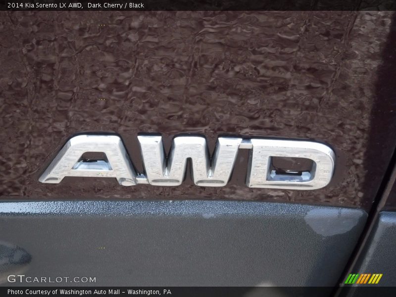 Dark Cherry / Black 2014 Kia Sorento LX AWD