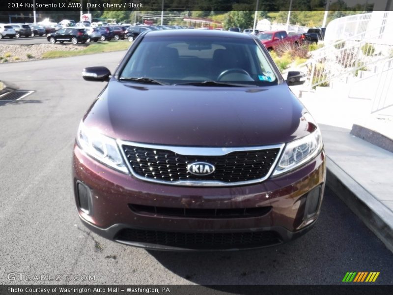 Dark Cherry / Black 2014 Kia Sorento LX AWD