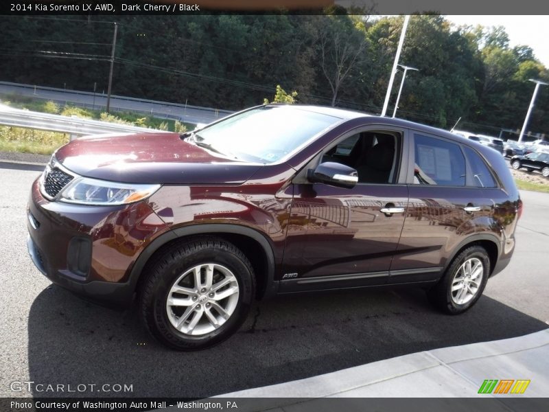 Dark Cherry / Black 2014 Kia Sorento LX AWD