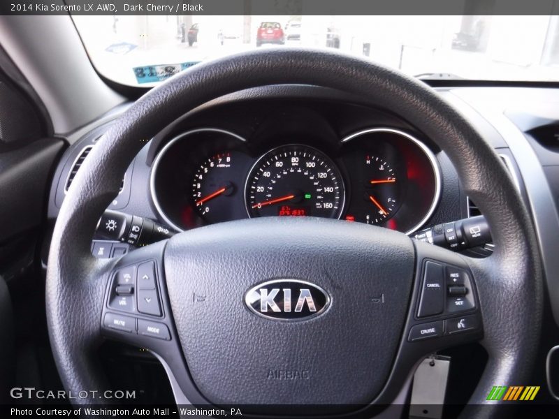 Dark Cherry / Black 2014 Kia Sorento LX AWD