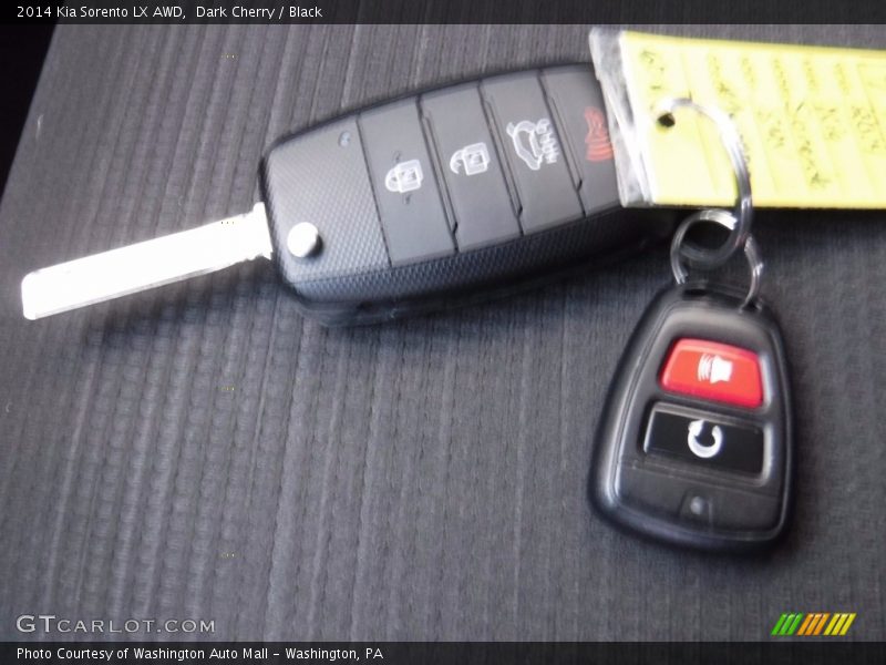 Dark Cherry / Black 2014 Kia Sorento LX AWD