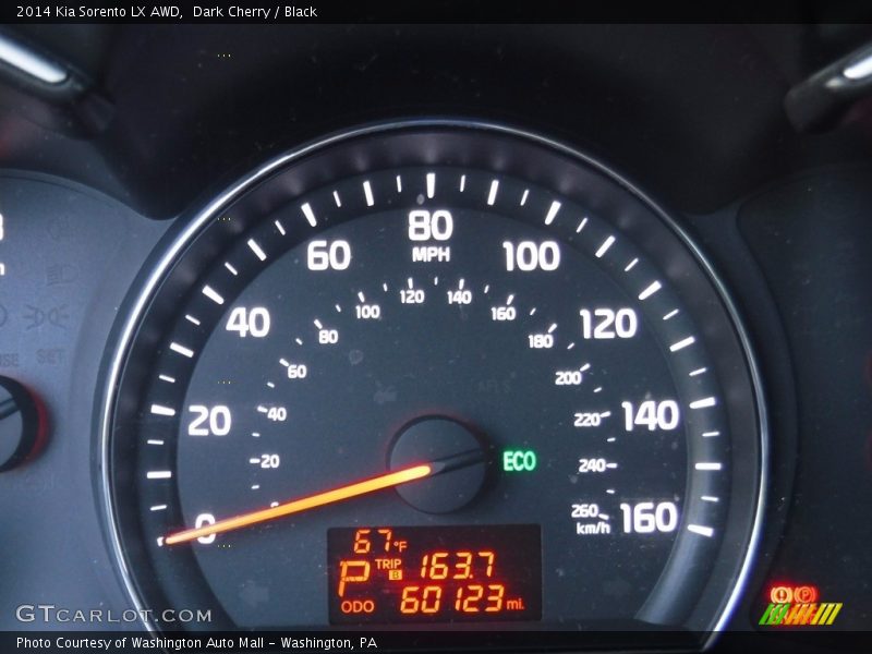 Dark Cherry / Black 2014 Kia Sorento LX AWD