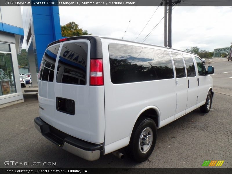 Summit White / Medium Pewter 2017 Chevrolet Express 3500 Passenger LT