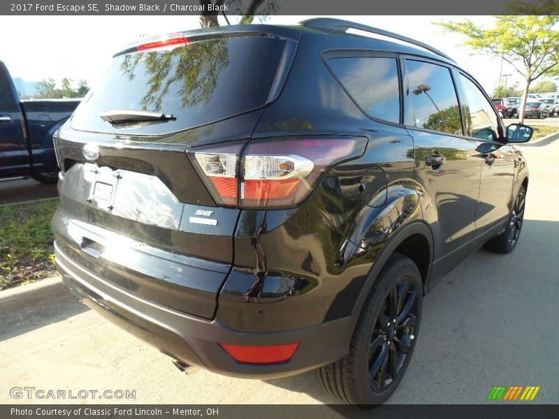 Shadow Black / Charcoal Black 2017 Ford Escape SE