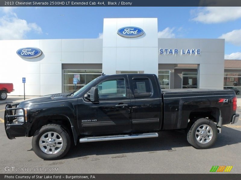 Black / Ebony 2013 Chevrolet Silverado 2500HD LT Extended Cab 4x4