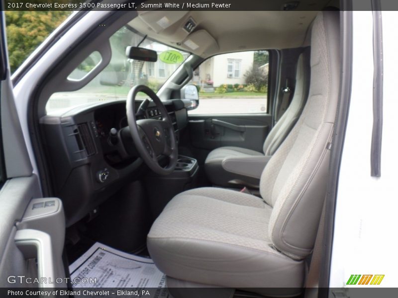 Summit White / Medium Pewter 2017 Chevrolet Express 3500 Passenger LT