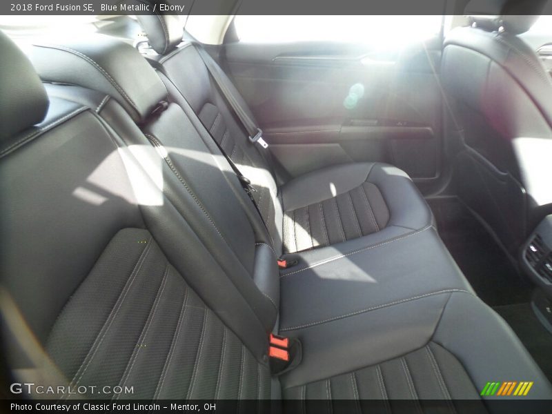 Blue Metallic / Ebony 2018 Ford Fusion SE