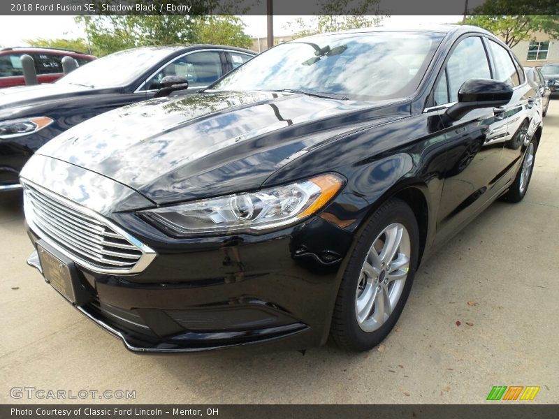 Shadow Black / Ebony 2018 Ford Fusion SE