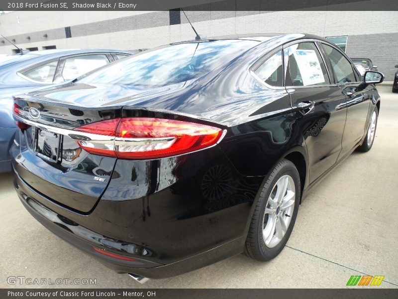 Shadow Black / Ebony 2018 Ford Fusion SE