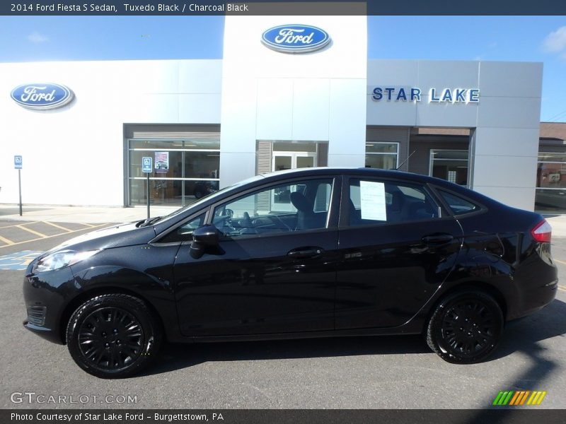 Tuxedo Black / Charcoal Black 2014 Ford Fiesta S Sedan