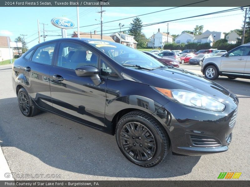 Tuxedo Black / Charcoal Black 2014 Ford Fiesta S Sedan