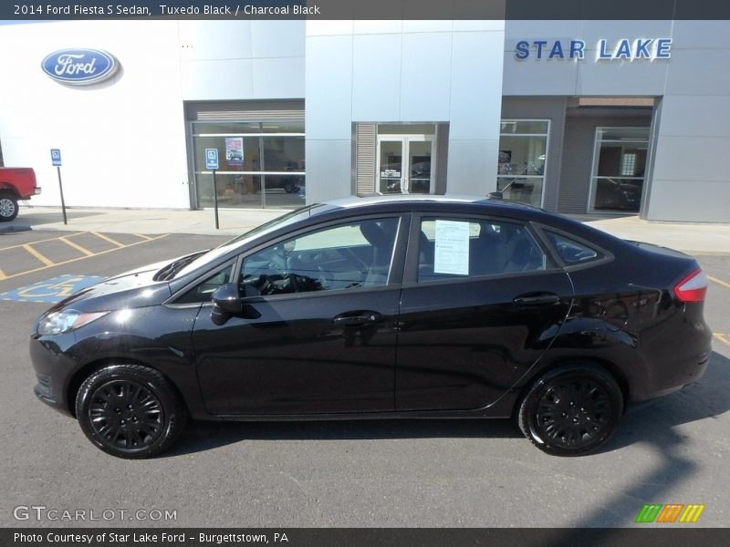 Tuxedo Black / Charcoal Black 2014 Ford Fiesta S Sedan