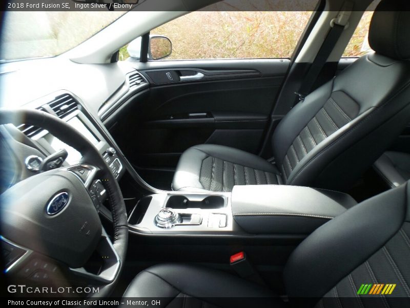 Ingot Silver / Ebony 2018 Ford Fusion SE