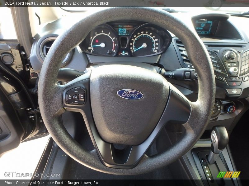 Tuxedo Black / Charcoal Black 2014 Ford Fiesta S Sedan